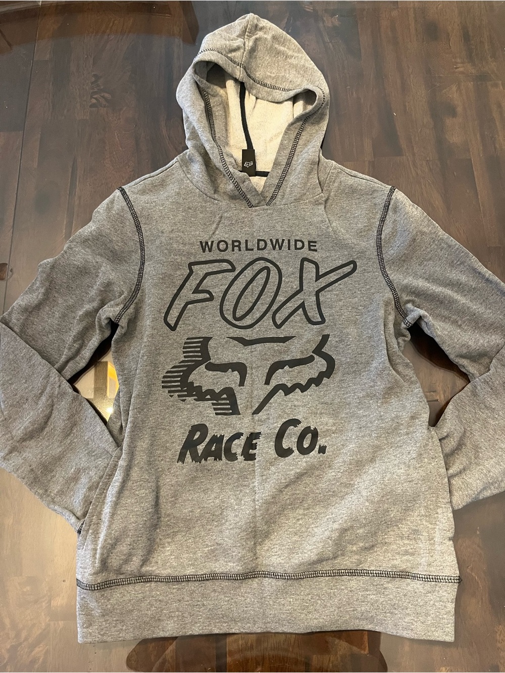 FOX Race Co. Women’s Gray Pullover Hoodie Sweatshirt